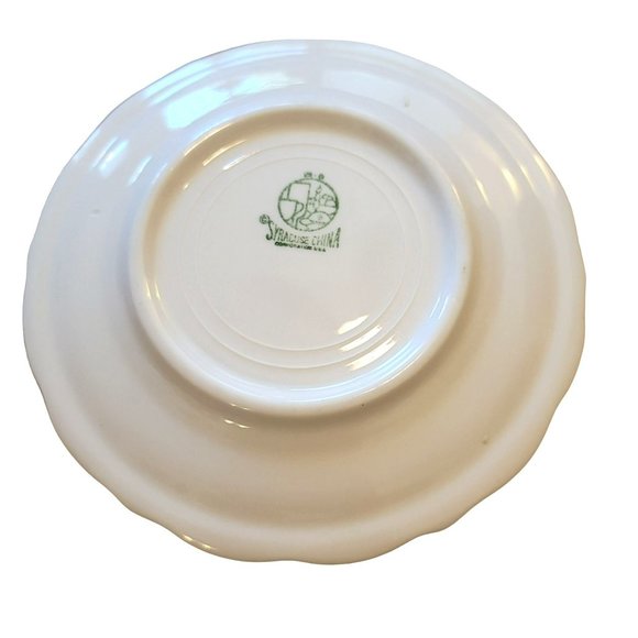 Syracuse China Bread and Butter Salad Plate Summerdale White Pink Floral Dh742 - Picture 5 of 6